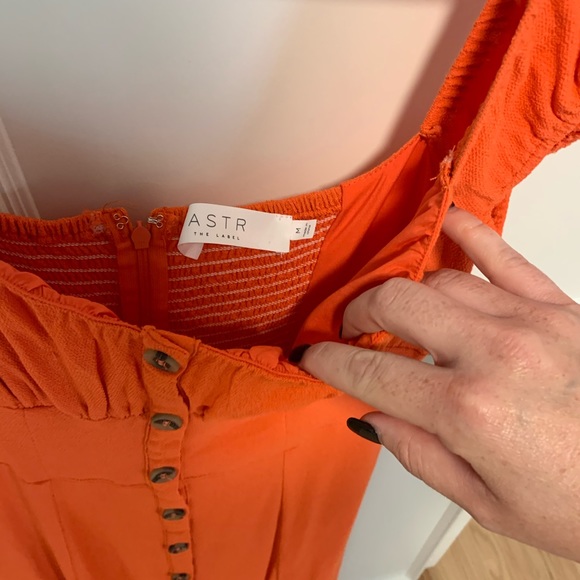 ASTR Orange dress size M - Picture 4 of 7